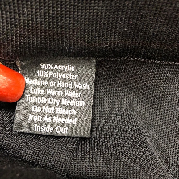 MISOOK Straight Leg Knit Pant, Black PXS SOLD ❤️ - Picture 6 of 8